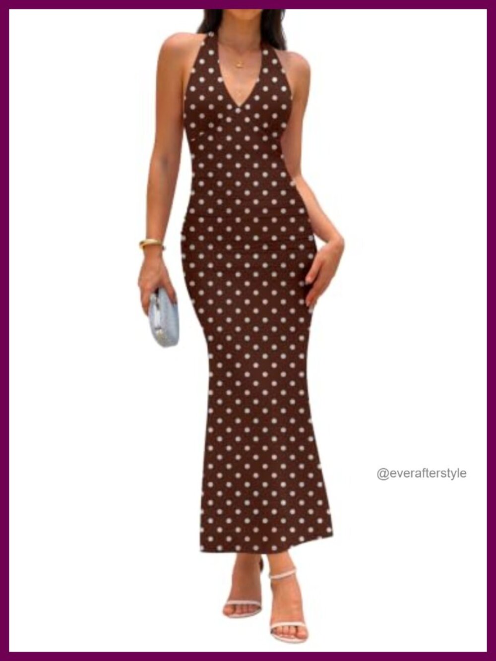 Women's Sexy Halter V Neck Bodycon Mesh Maxi Dress Cocktail Party Gown